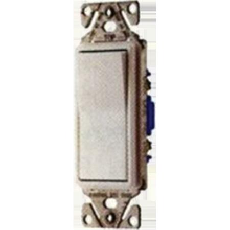 EATON WIRING DEVICES Cooper Wiring - Eagle C7503W-SP-L White 3-Way Switch Metal Strap 32664644221